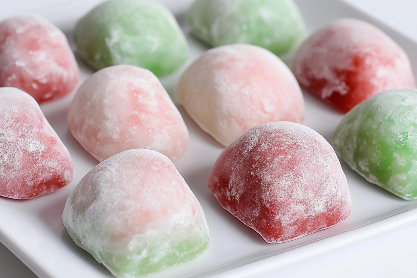 Mochis japonais à la vapeur