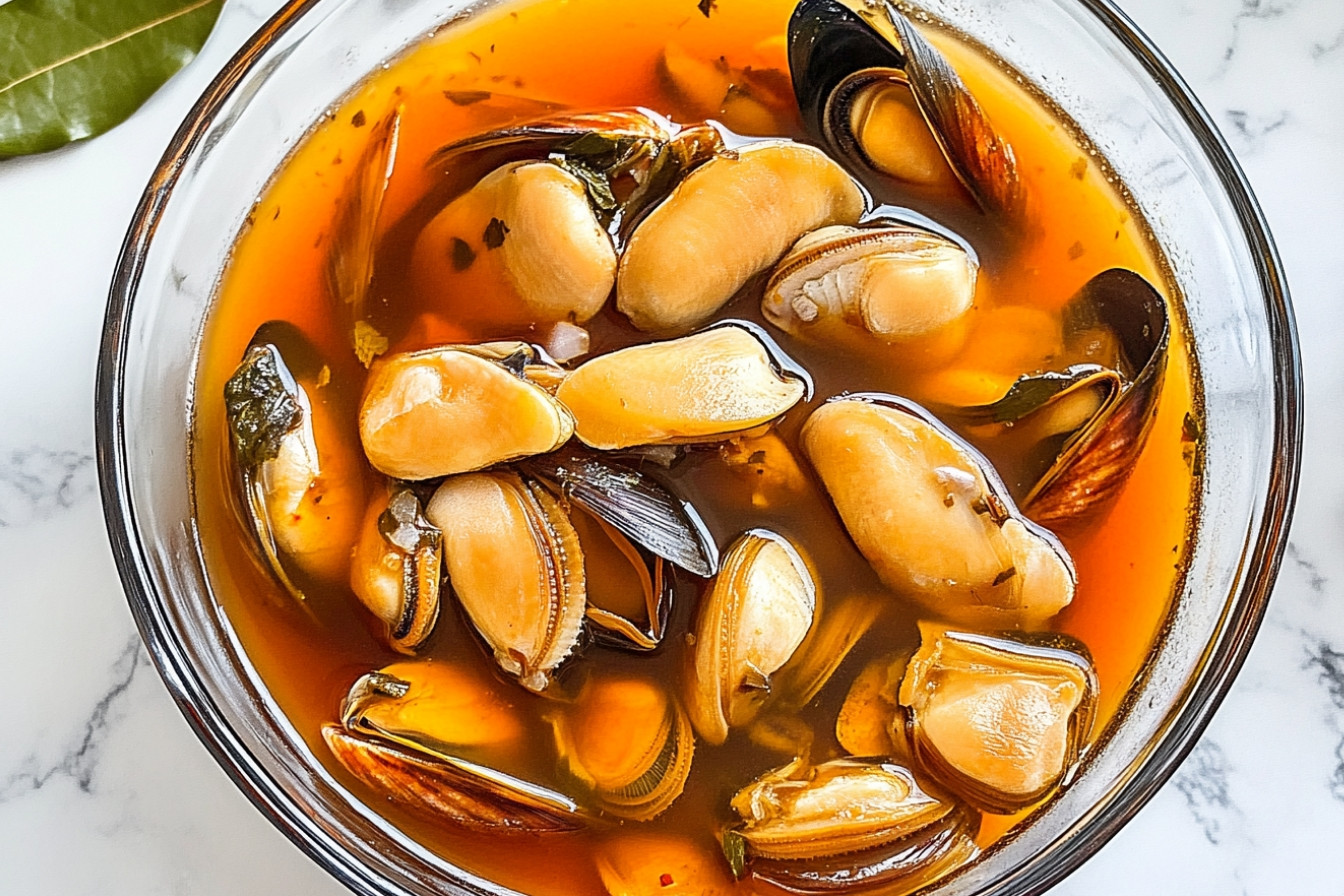 Moules en escabèche