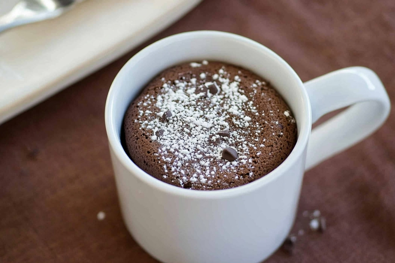 Mug cake au chocolat parfait