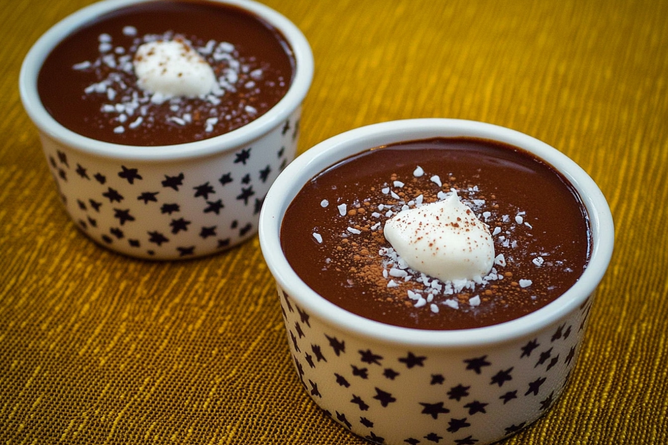 Natillas au chocolat maison