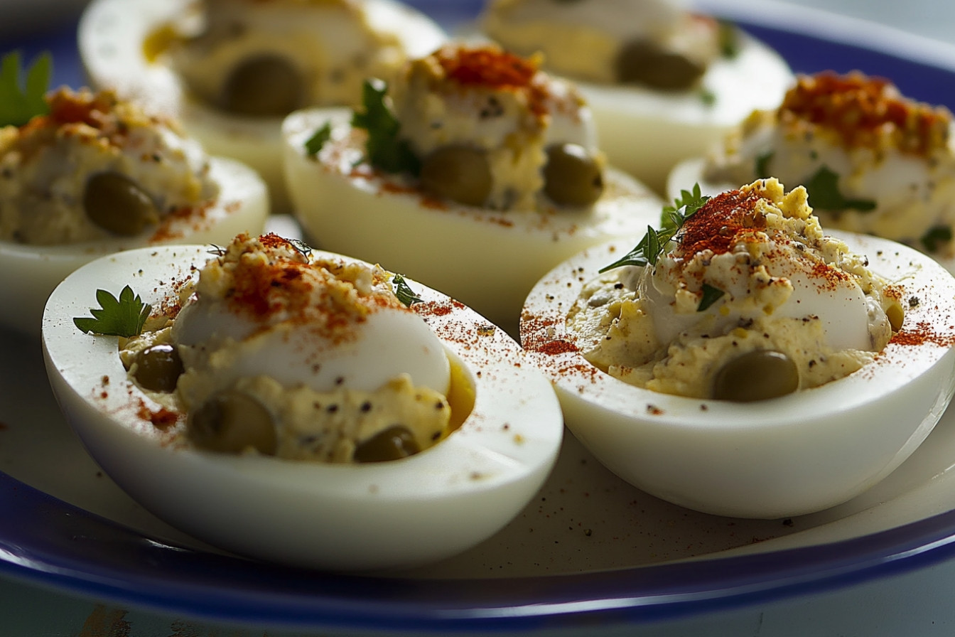 Oeufs farcis élégants