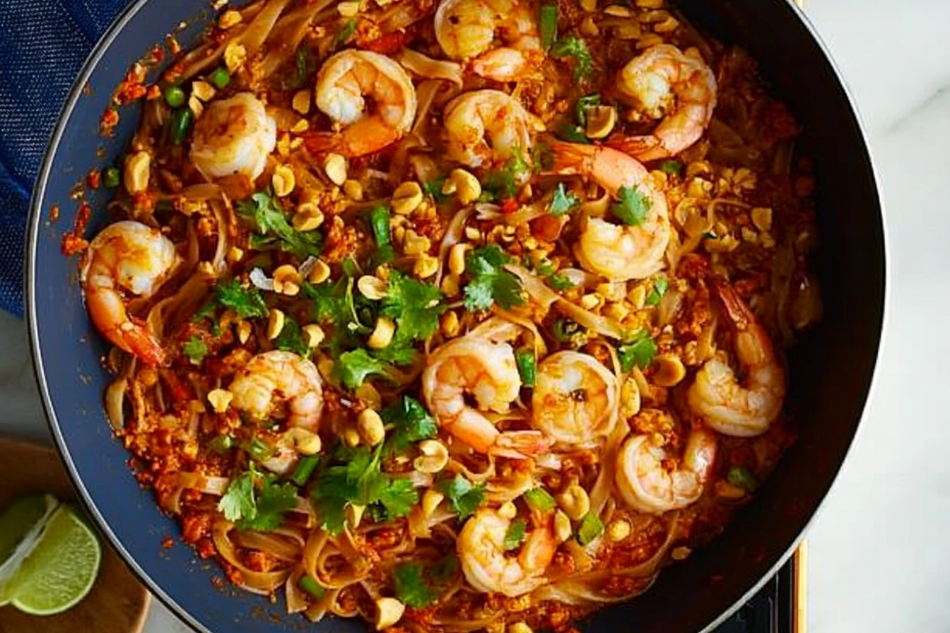 Pad Thaï aux gambas