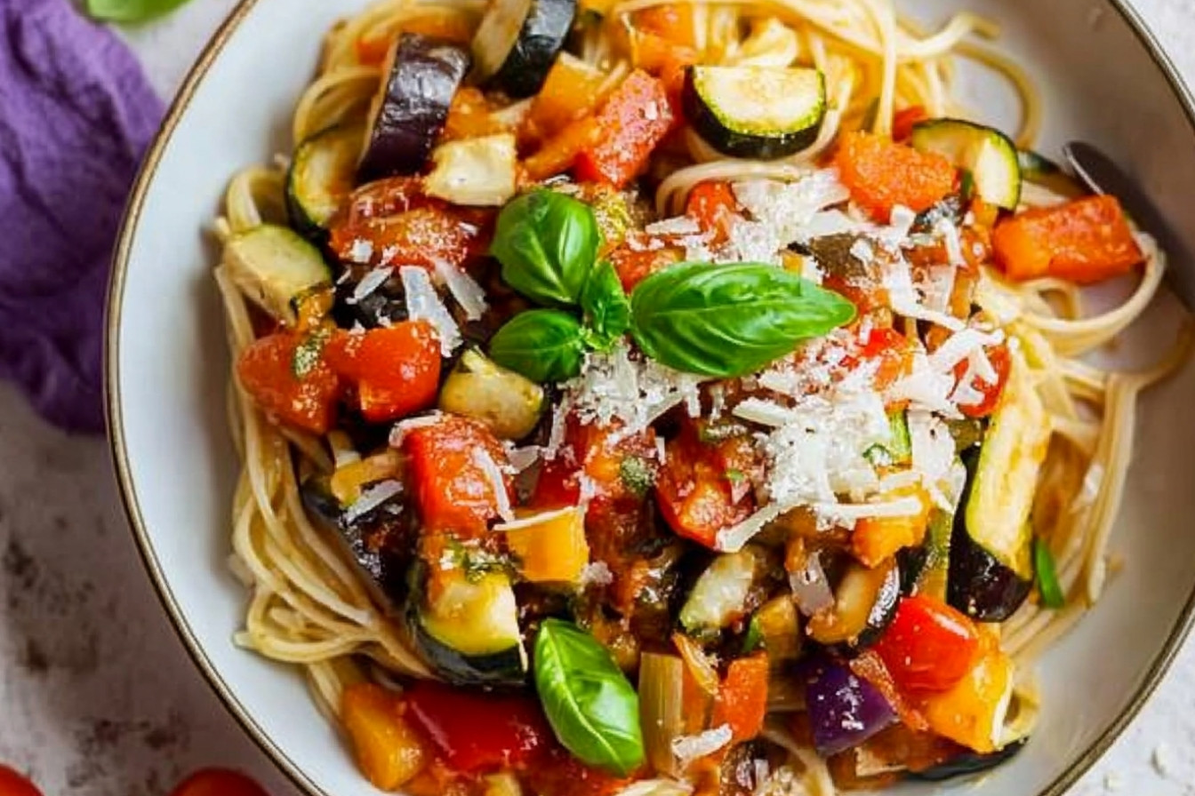 Pasta à la ratatouille
