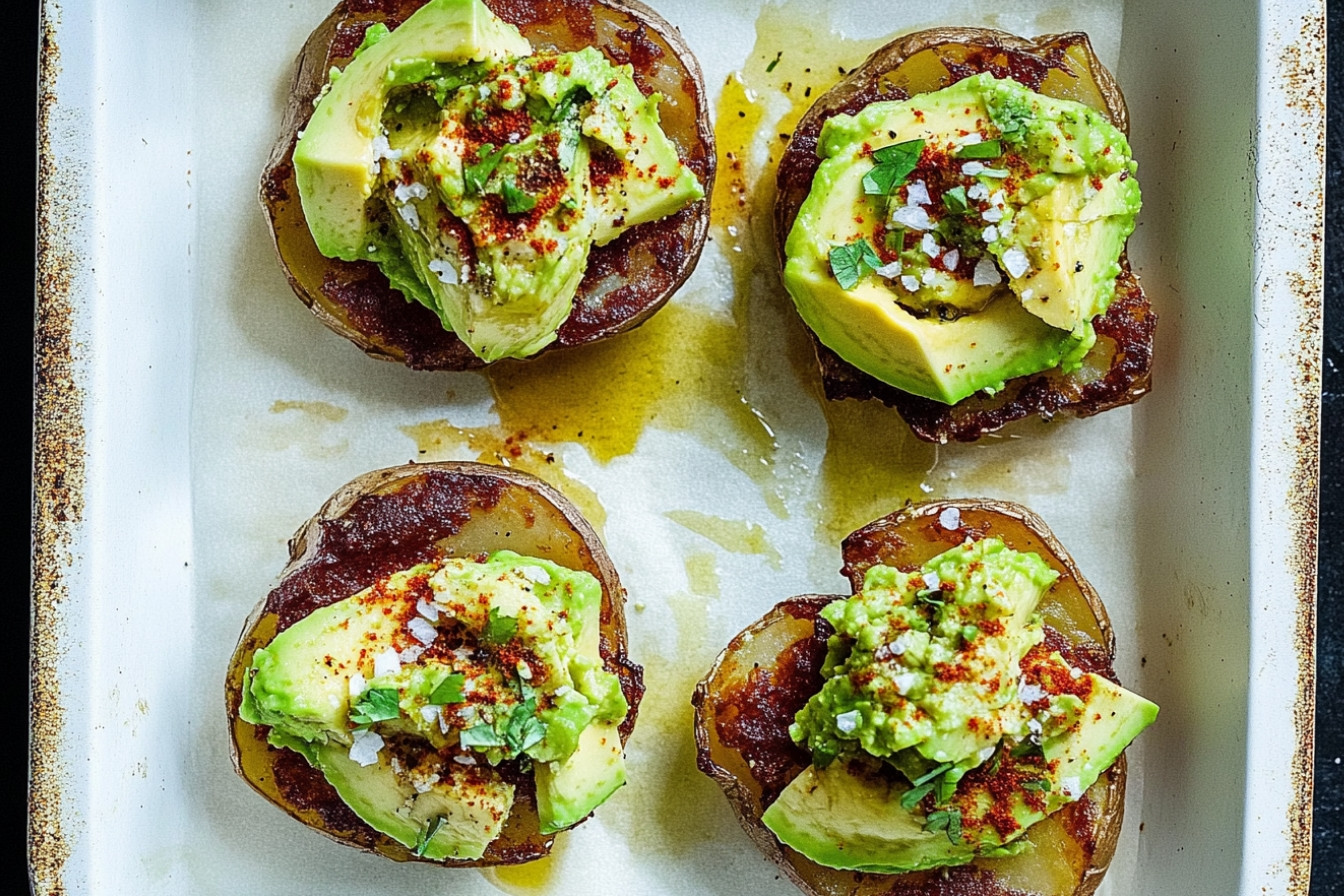 Patatas crujientes à l'avocat