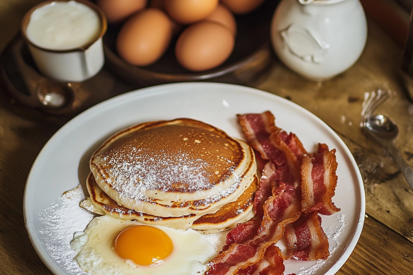 Petit-déjeuner américain combiné