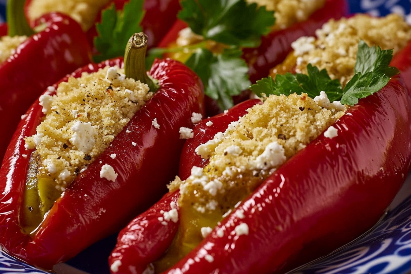 Piments farcis au fromage feta