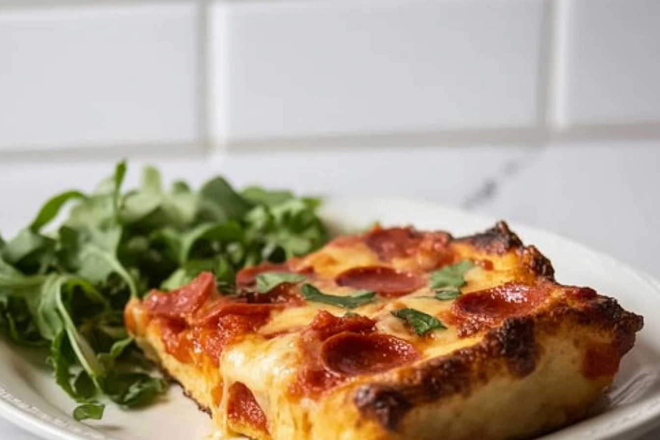 Pizza de style Detroit