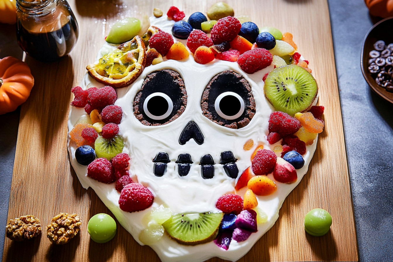 Plateau de yaourt d'Halloween