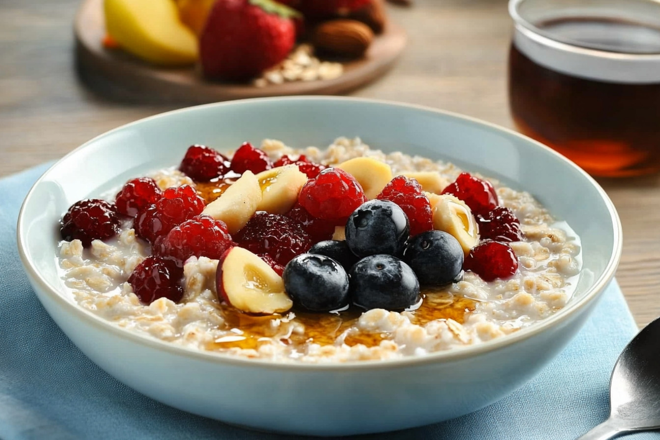 Porridge d'avoine crémeux