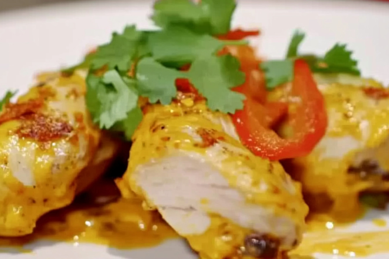 Poulet adobé au coco
