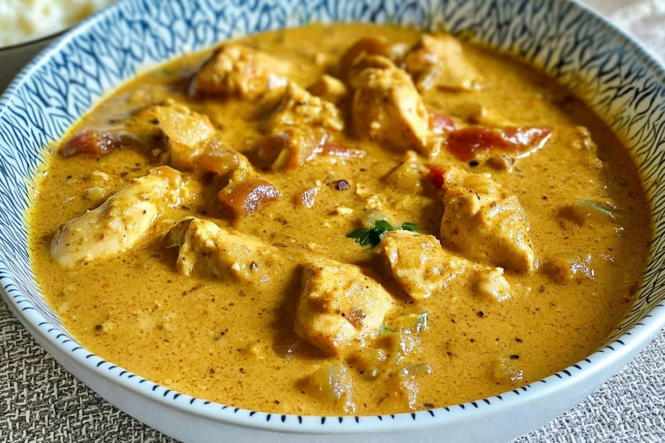 Poulet au curry indien