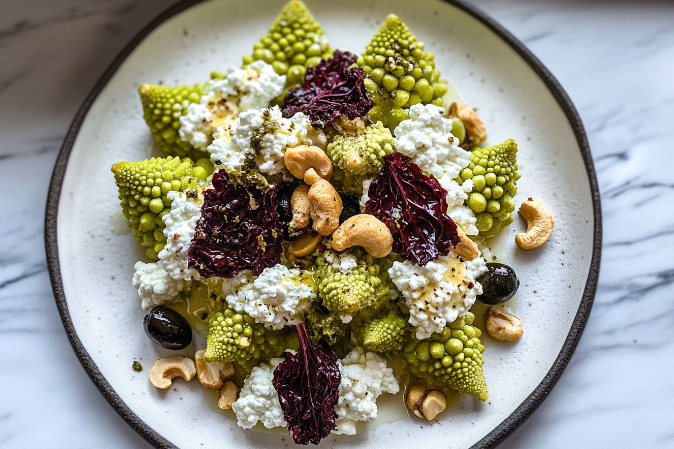 Romanesco au four avec cottage