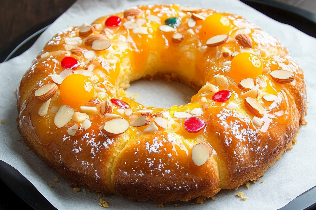 Roscón de Reyes traditionnel