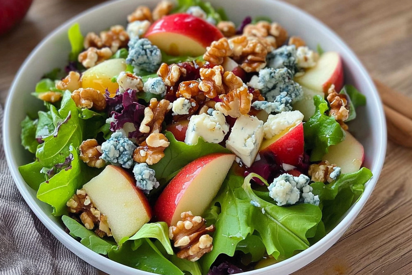Salade d'automne au fromage bleu