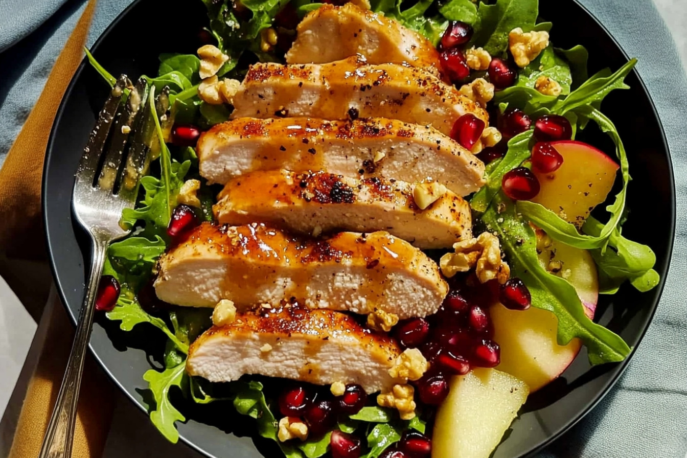 Salade d'automne au poulet