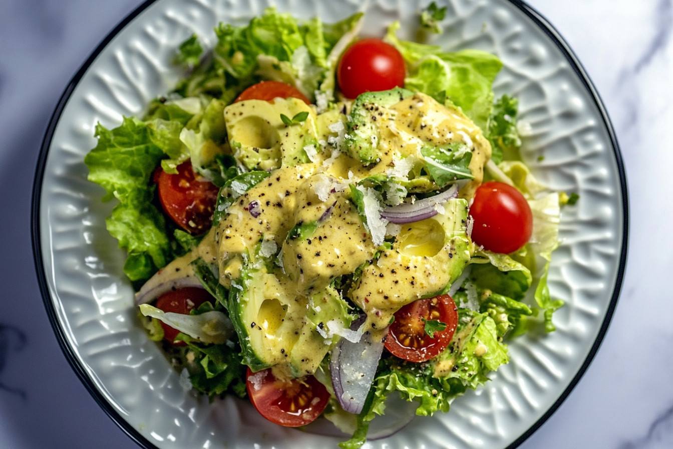 Salade d'avocat à la moutarde