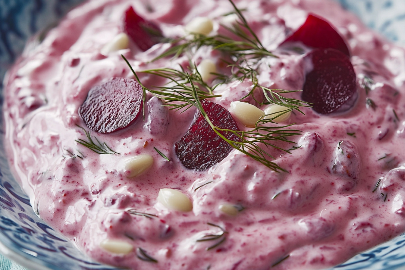 Salade de betterave et yaourt