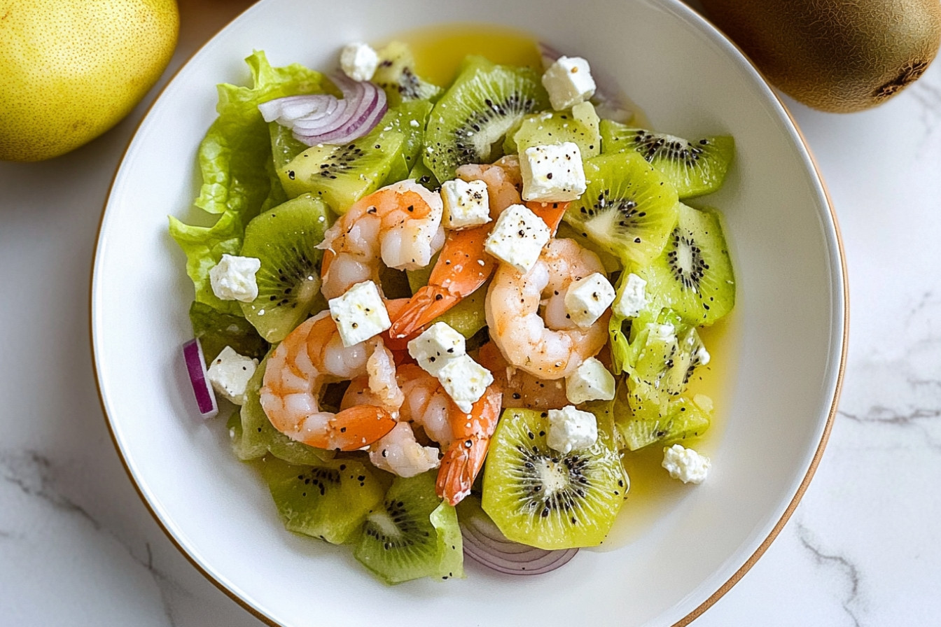 Salade de langoustines au kiwi