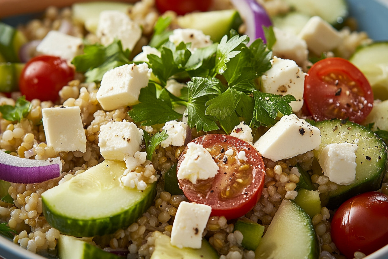 Salade de lentilles et cuscus