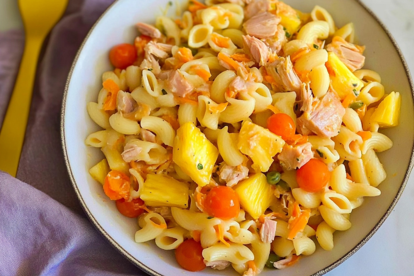 Salade de pâtes à l'ananas
