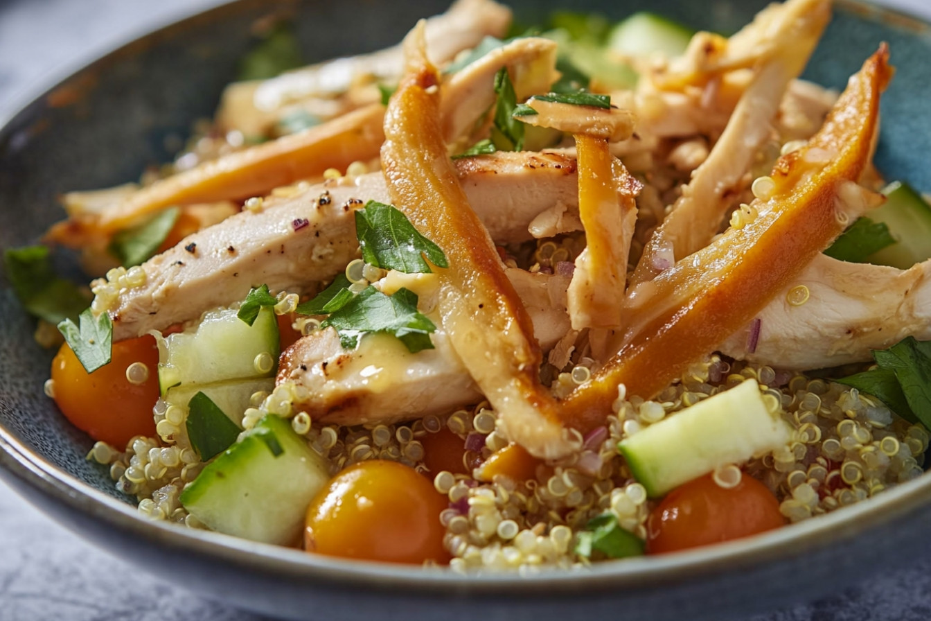 Salade de quinoa au poulet