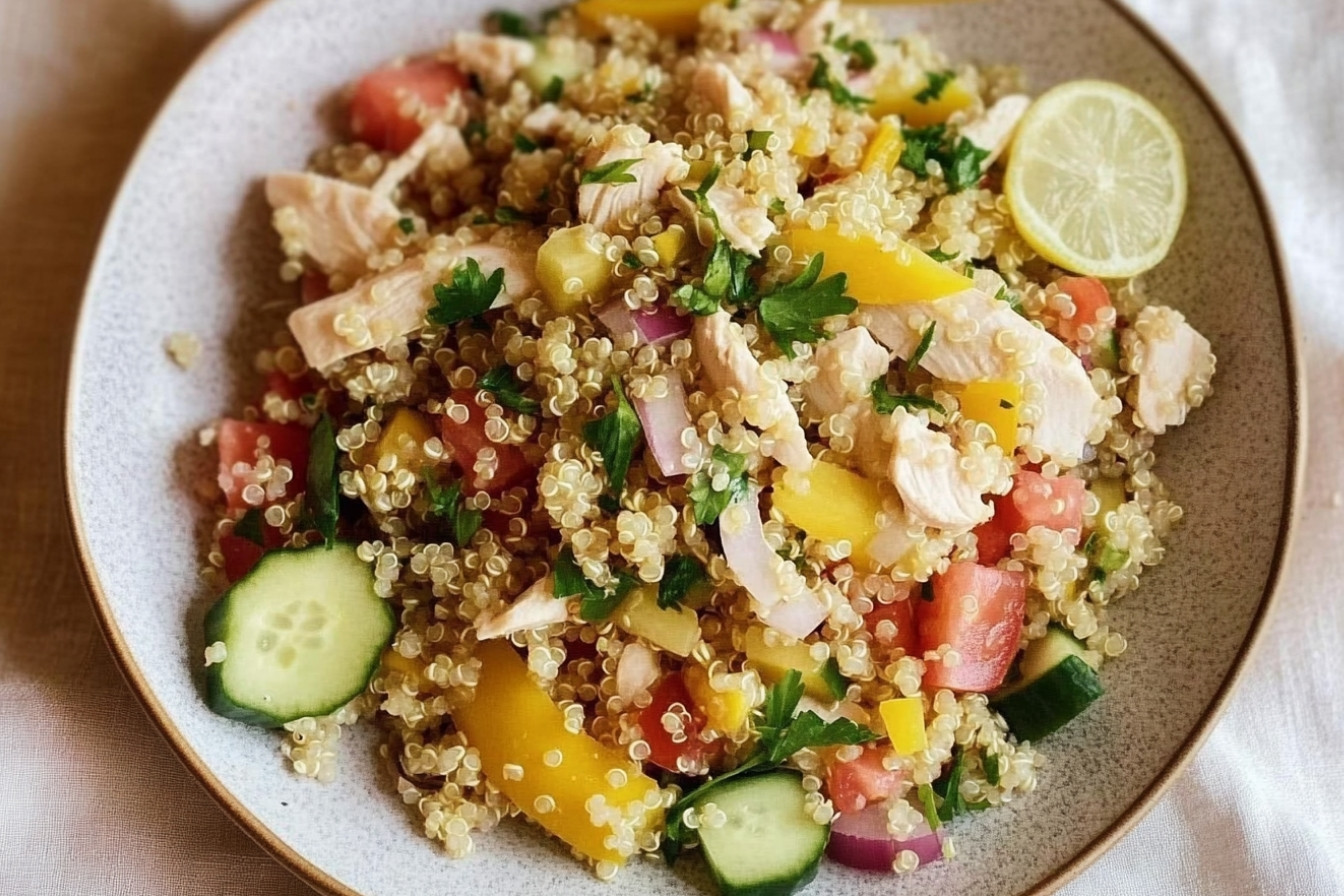 Salade de quinoa et poulet