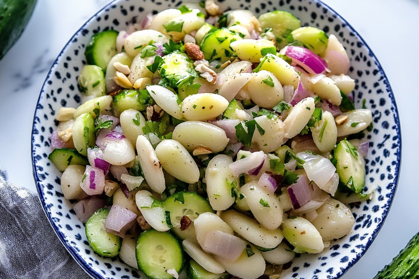 Salade facile de garrofo et légumes