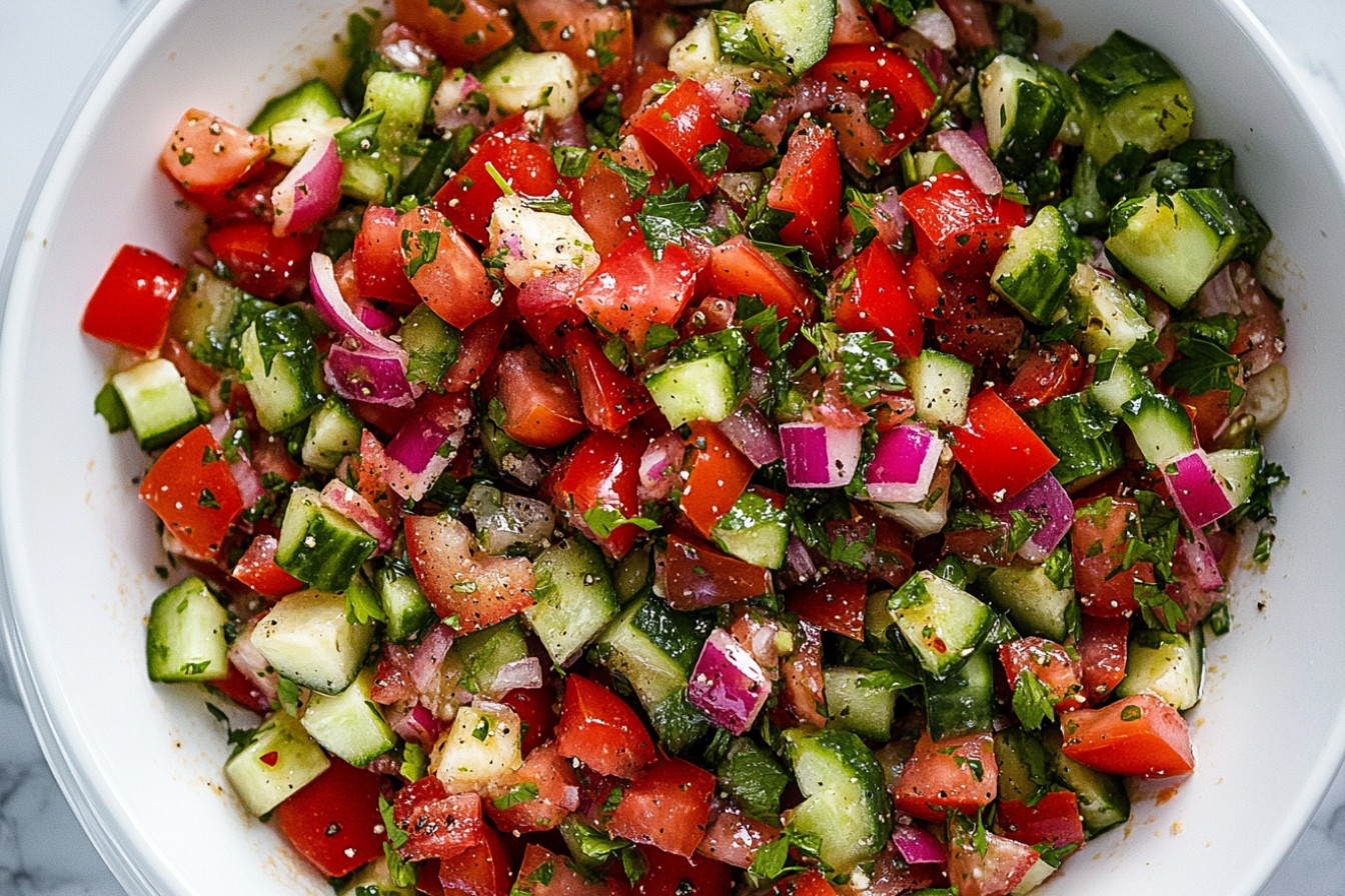 Salade gavurda turque