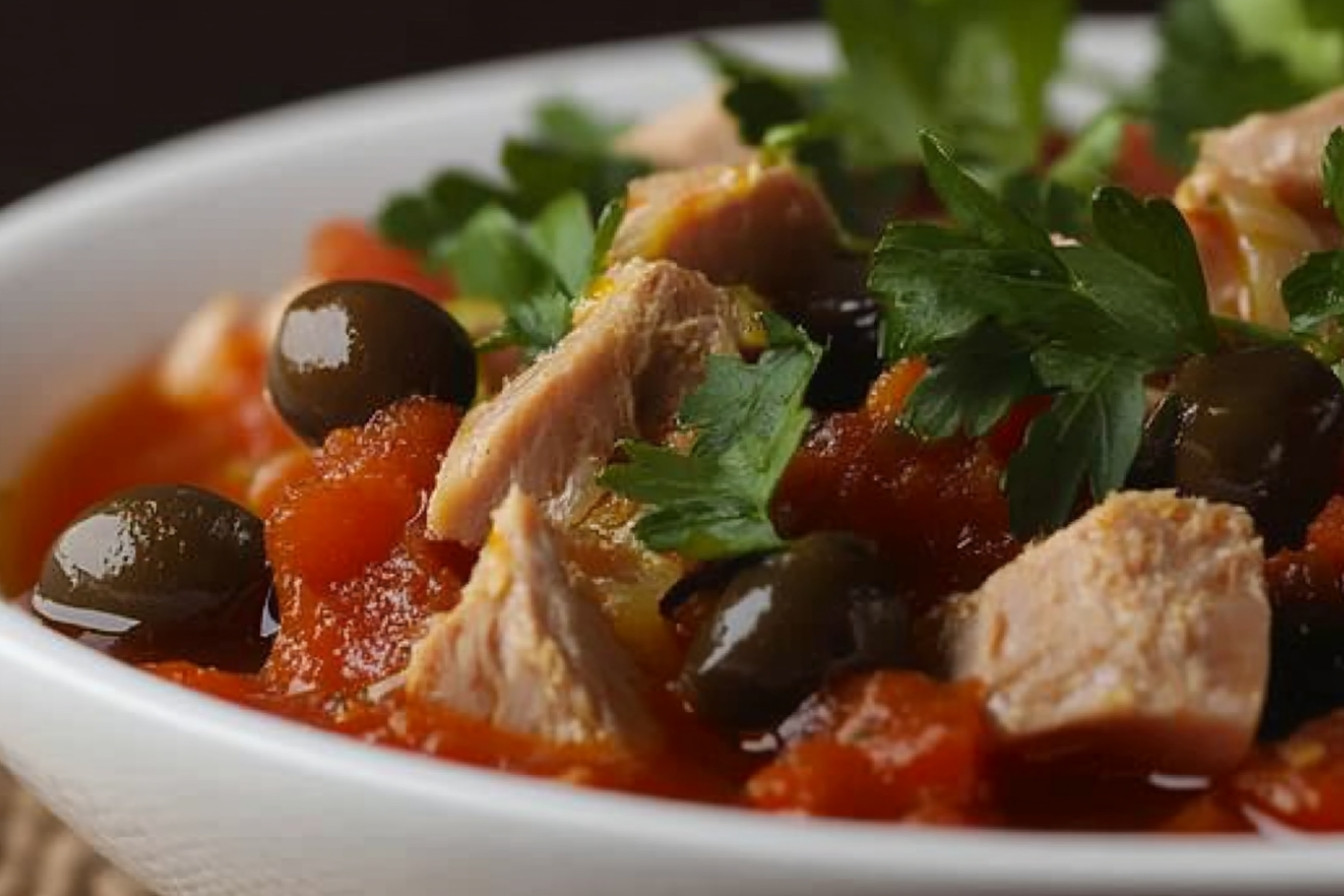 Salsa d'alcaparras, olives et thon