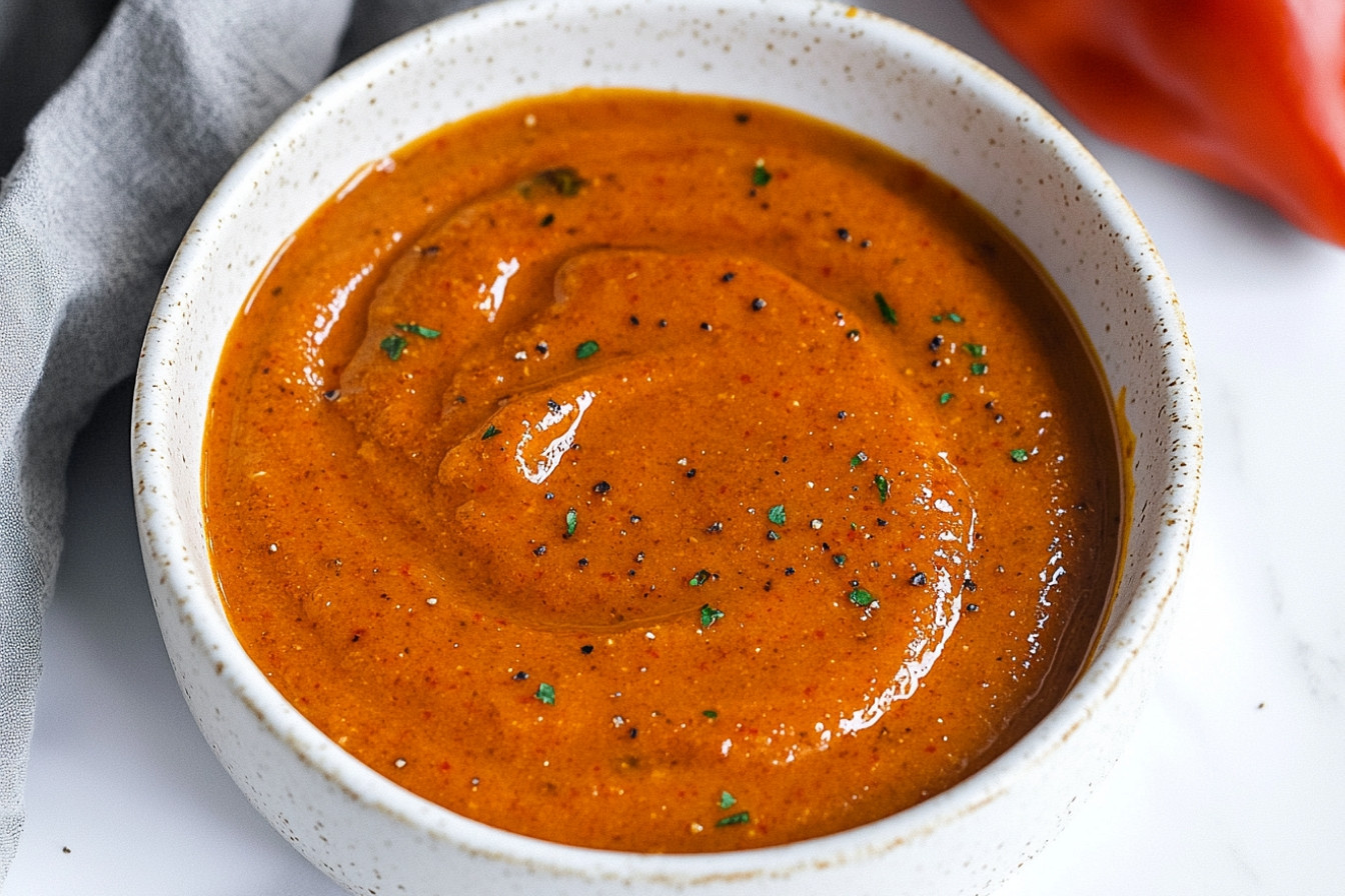 Salsa de pimientos piquillos