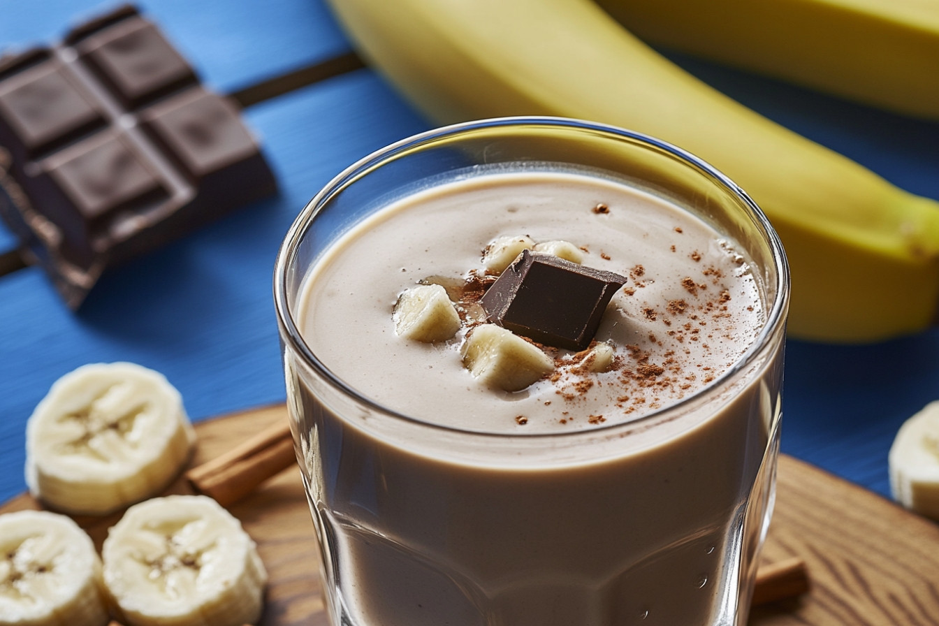 Smoothie café et banane