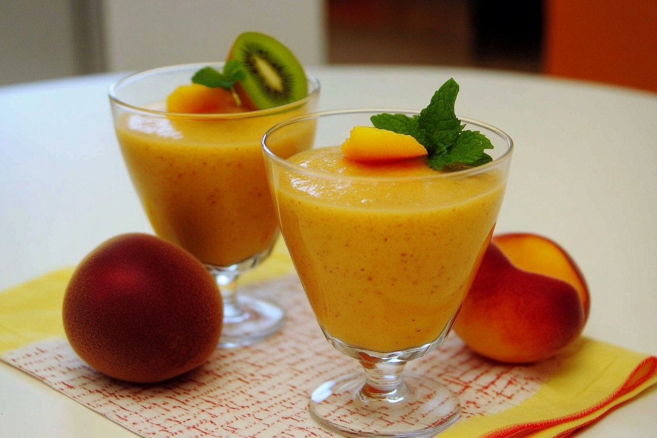 Smoothie tropical aux fruits