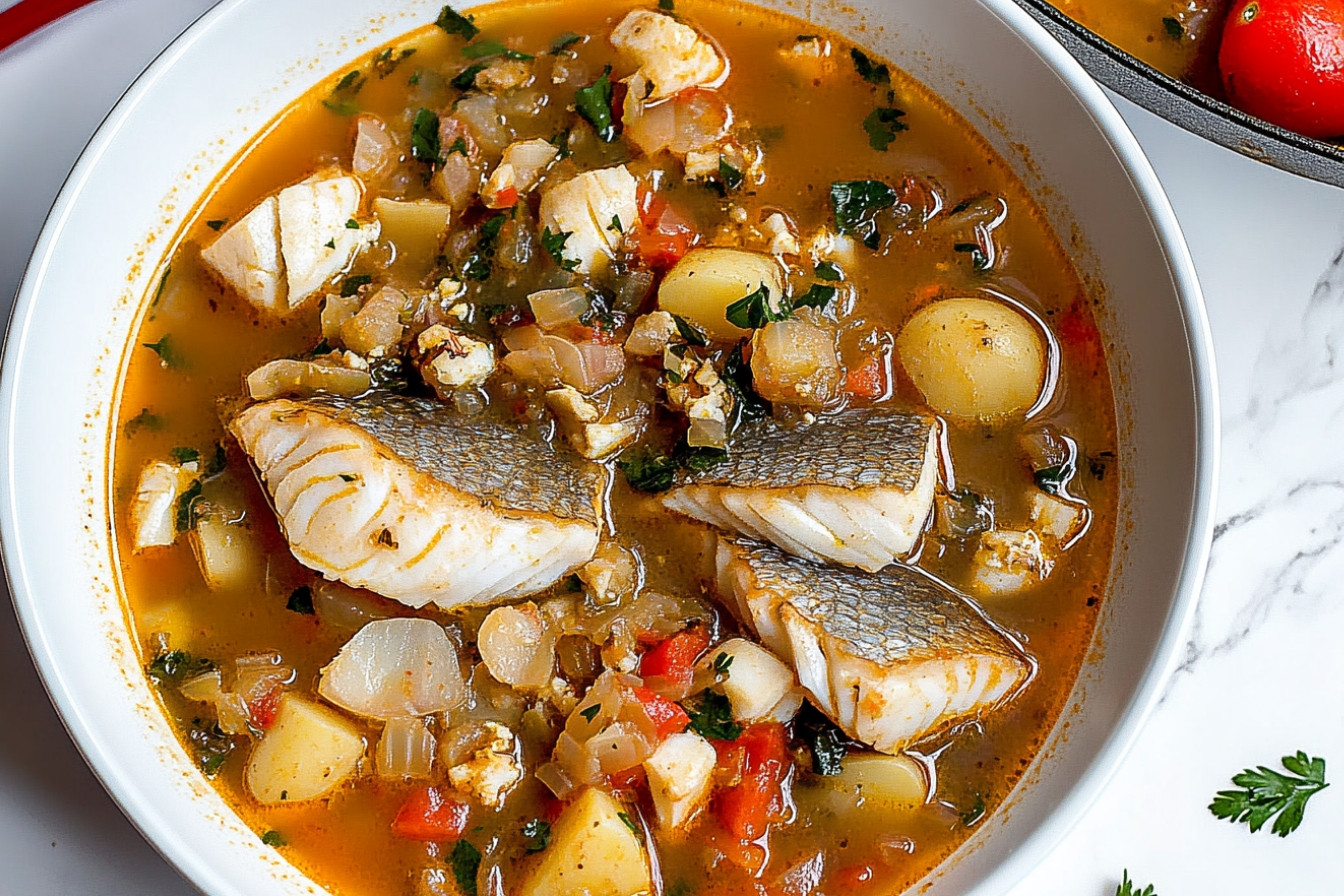 Sopa de pescado rapide