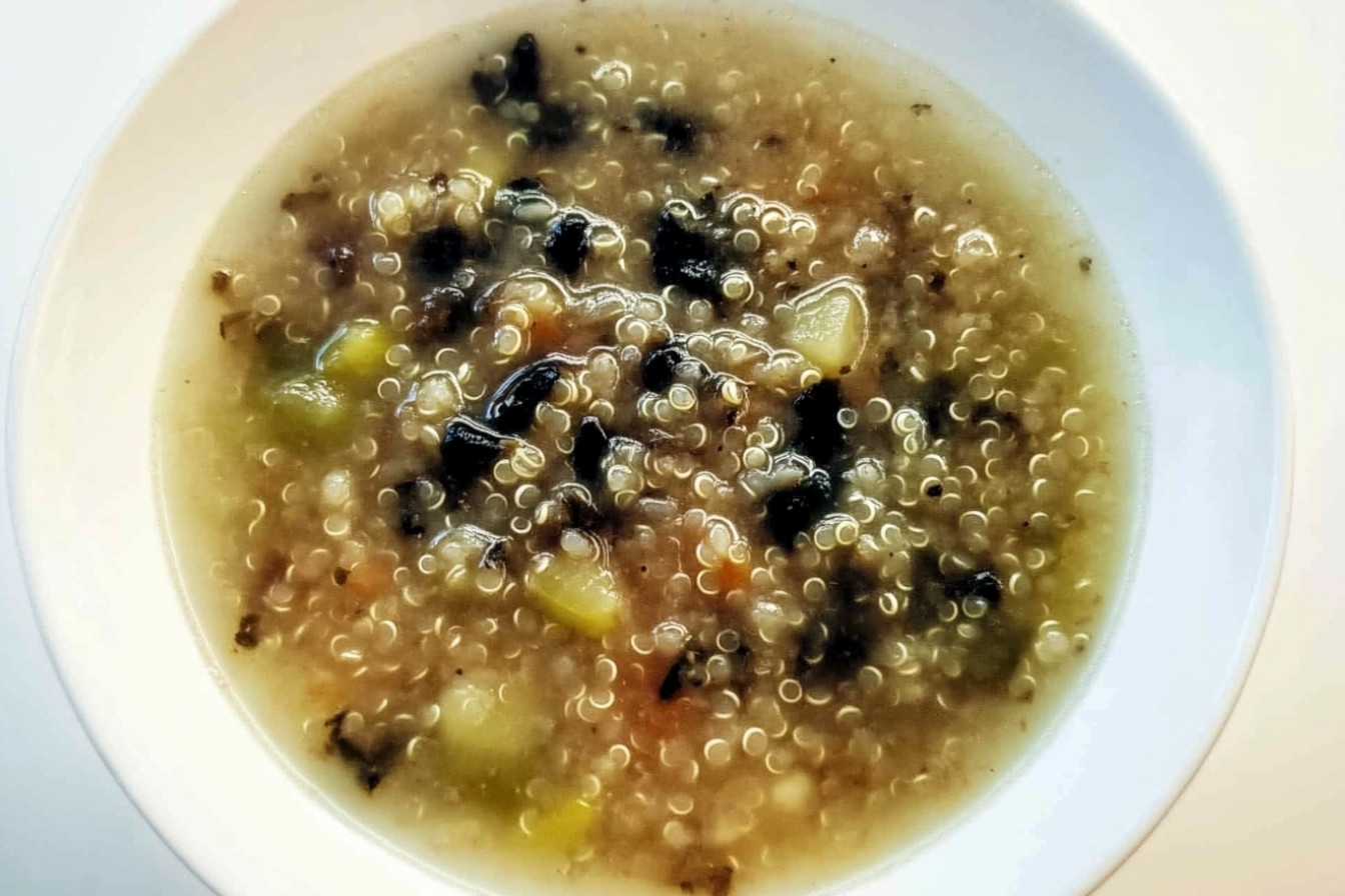 Soupe de quinoa aux légumes