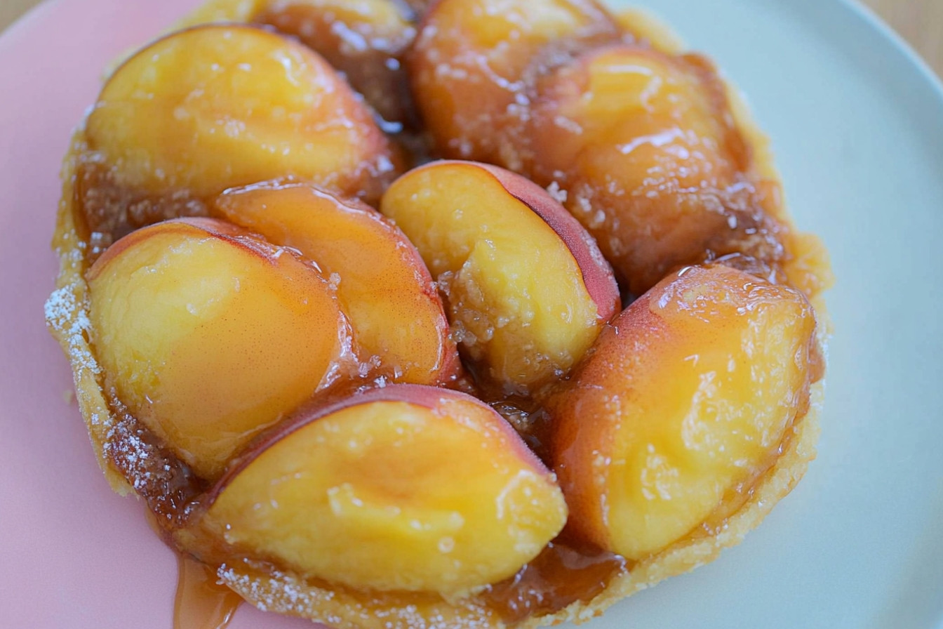 Tarte Tatin aux pêches