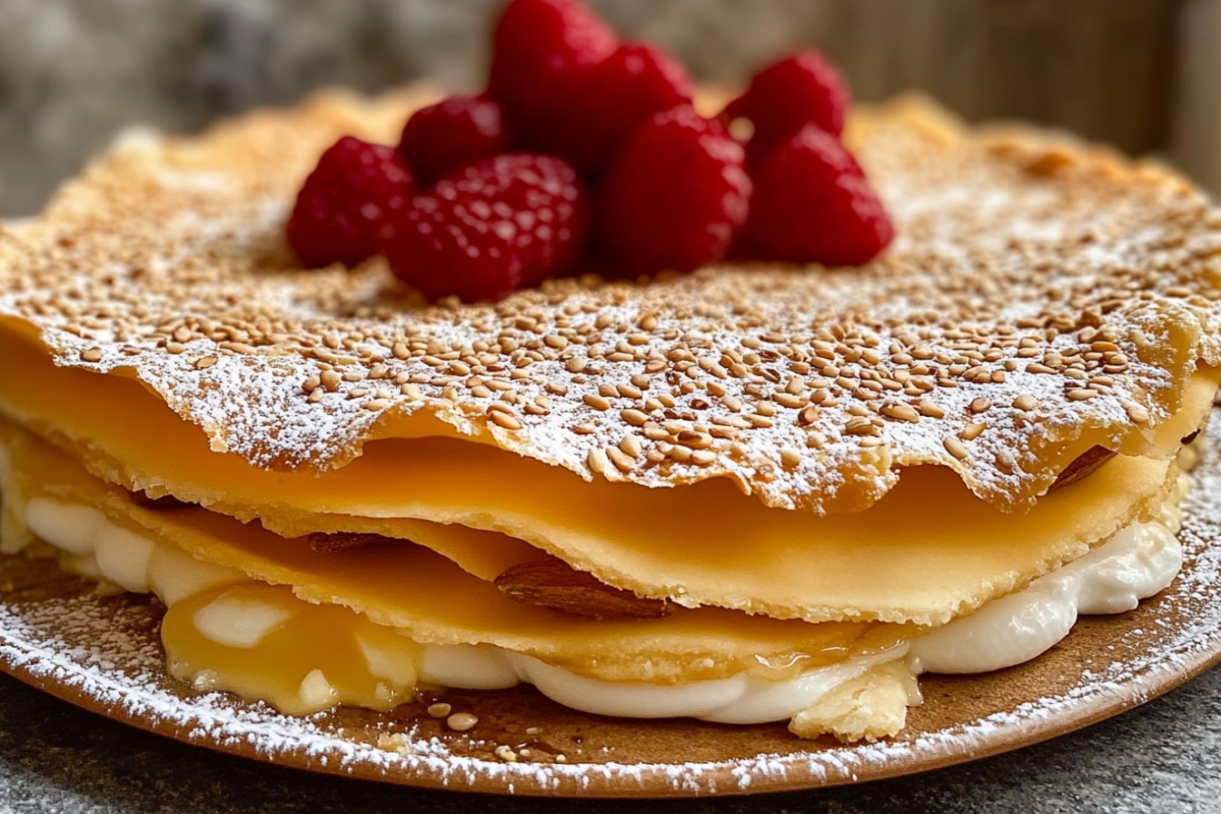 Tarte arabe aux amandes