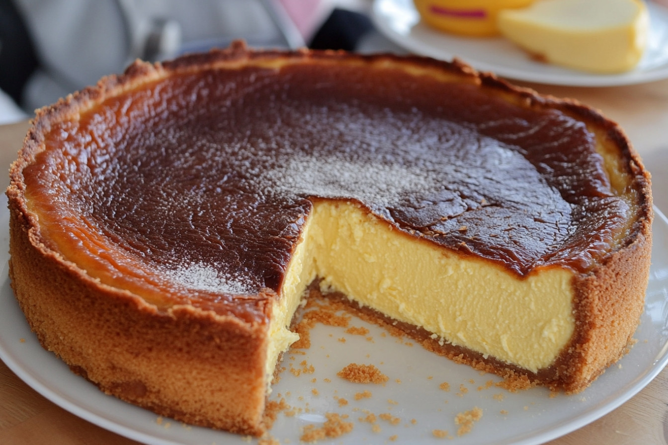 Tarte au fromage style allemand