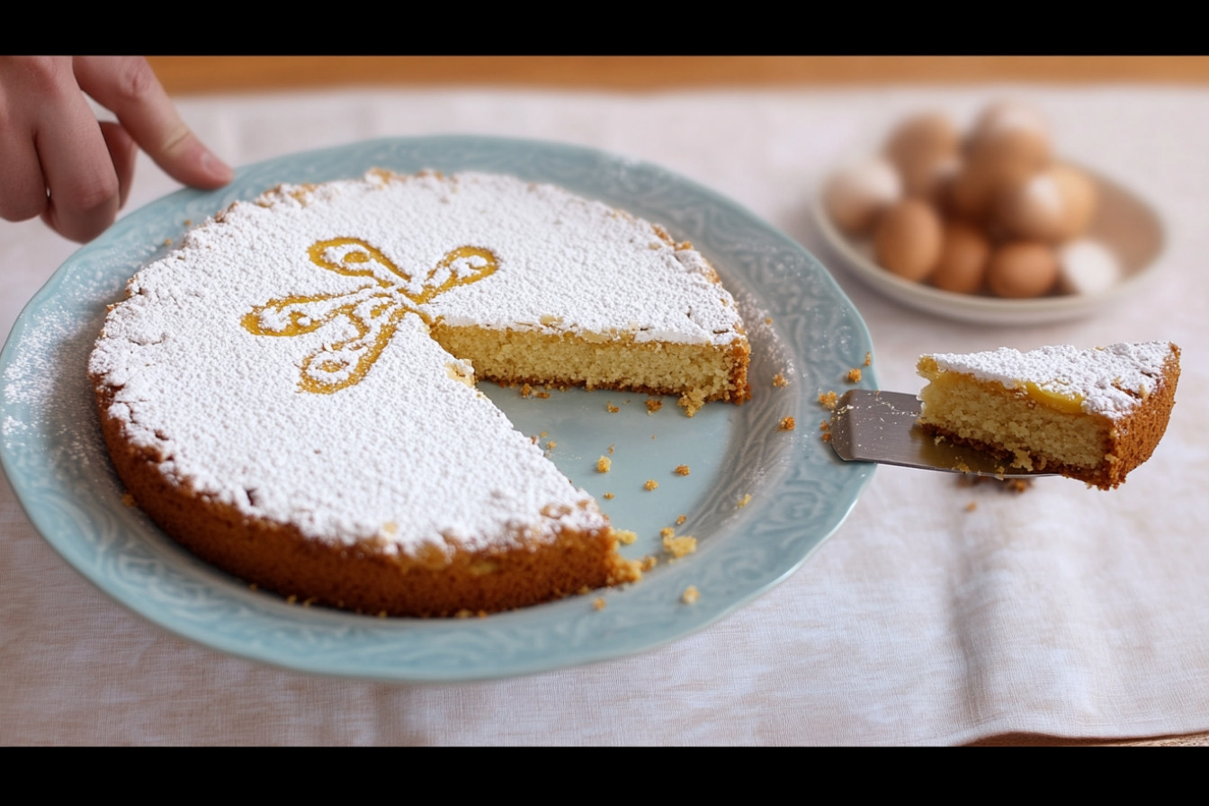 Tarte aux amandes de Santiago
