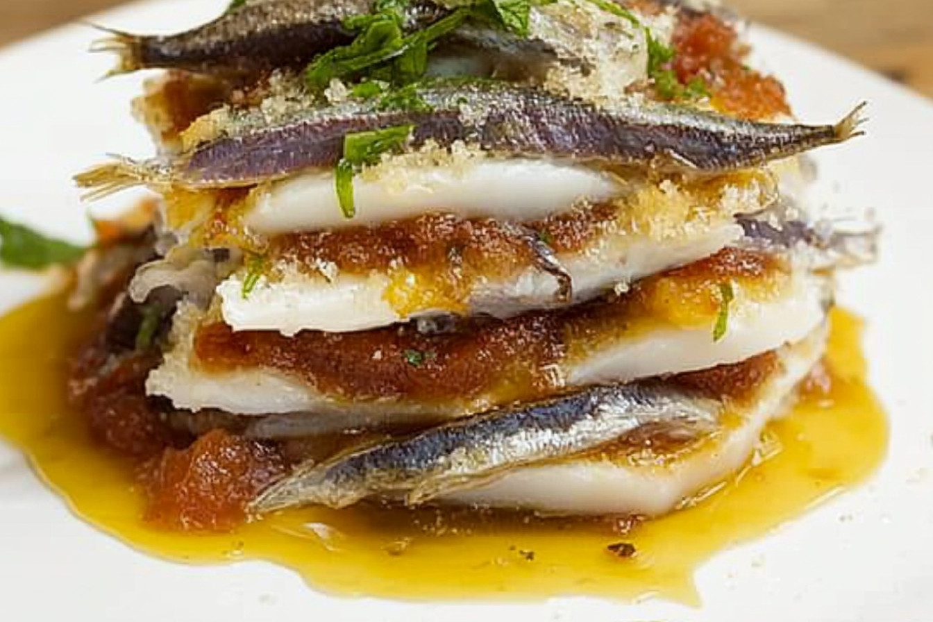 Tarte aux anchois