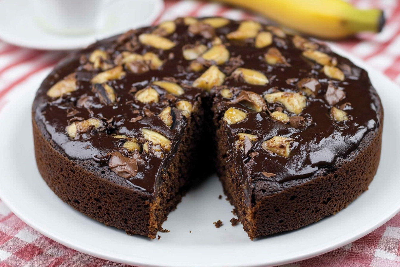 Tarte chocolat banane simple