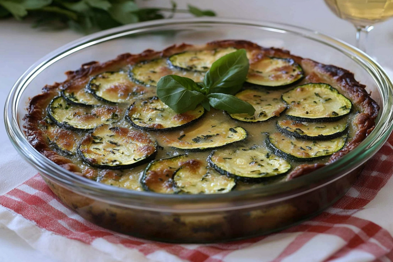 Tarte de courgette italienne