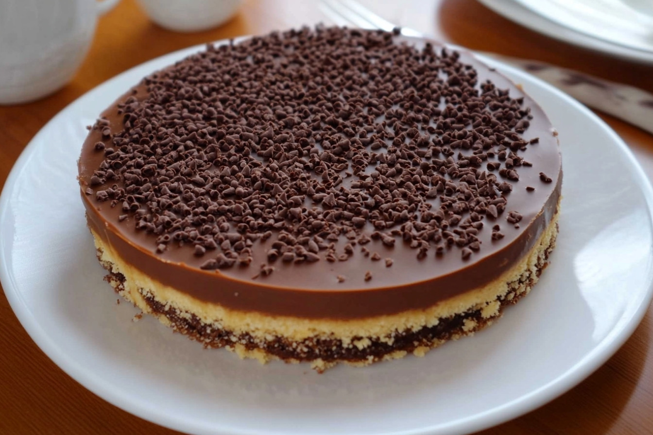 Tarte de cuajada au chocolat
