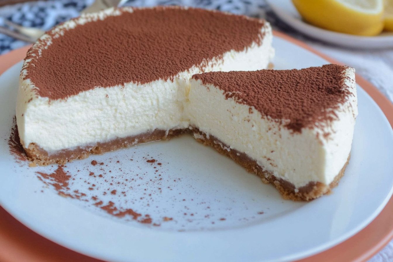 Tarte de fromage sans gélatine