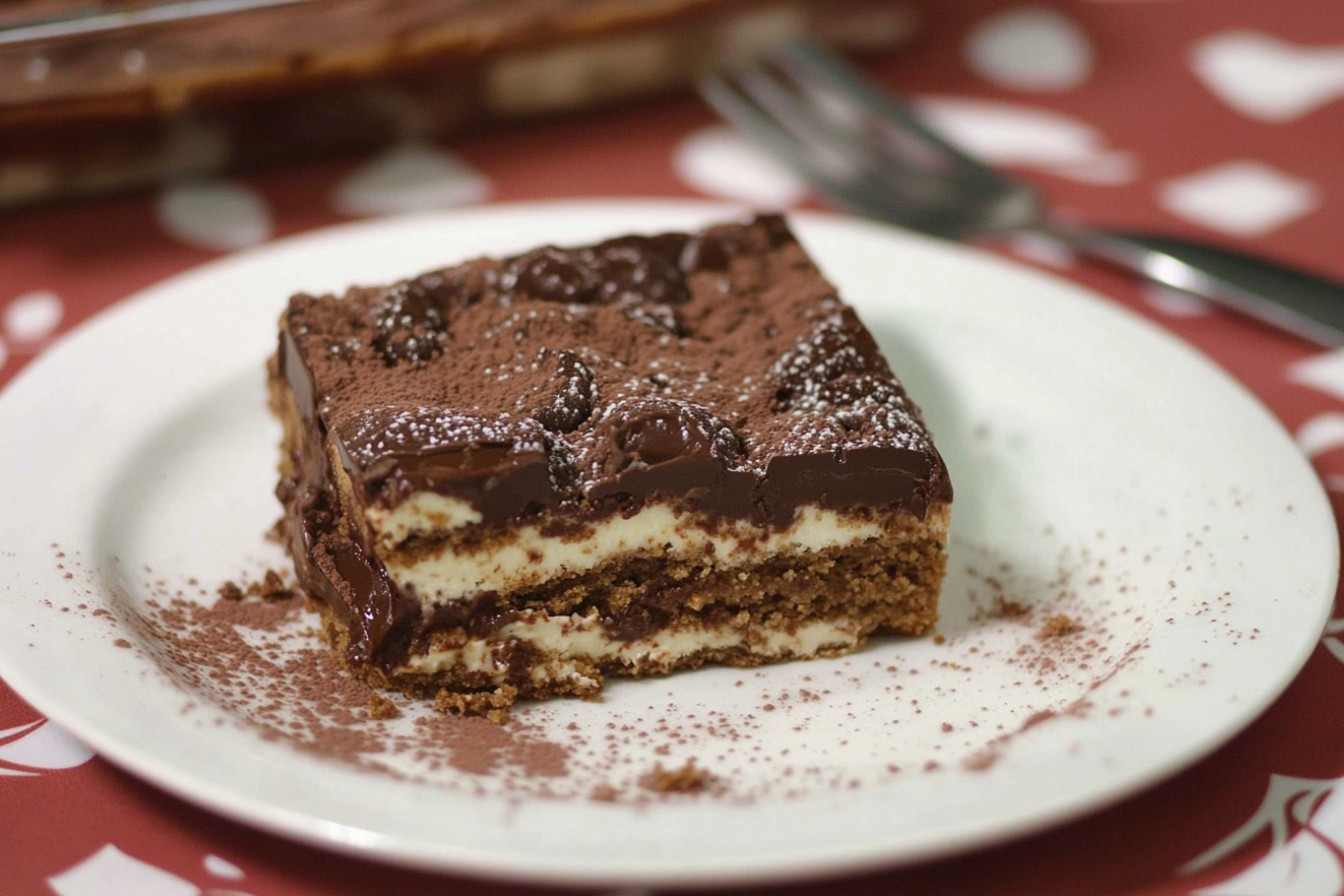 Tarte de gâteaux au chocolat