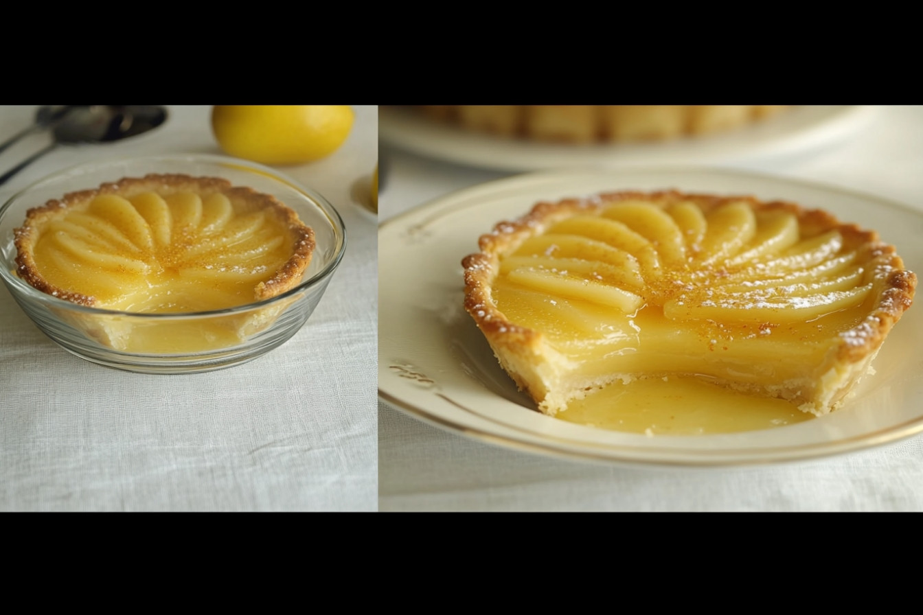 Tarte de poires au safran
