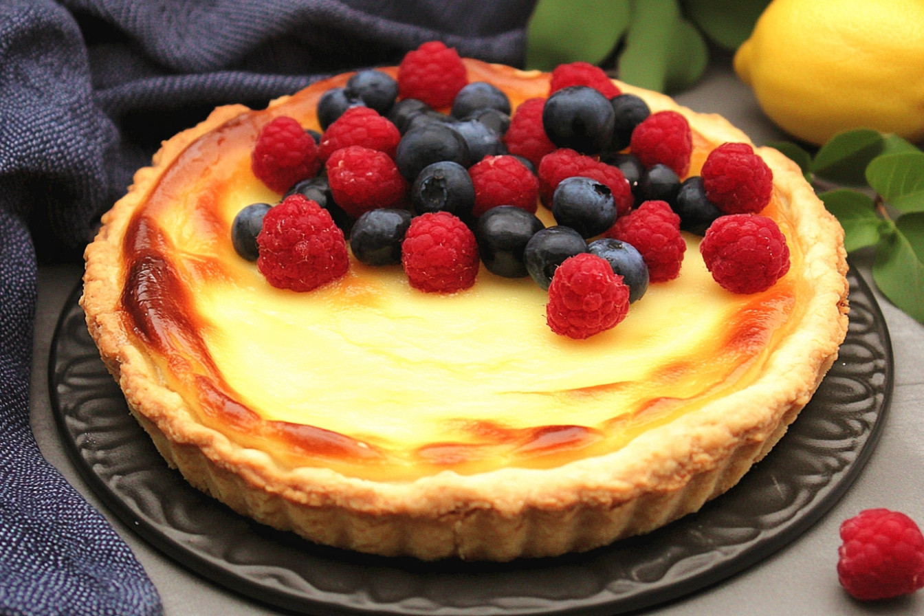 Tarte de yogourt grec