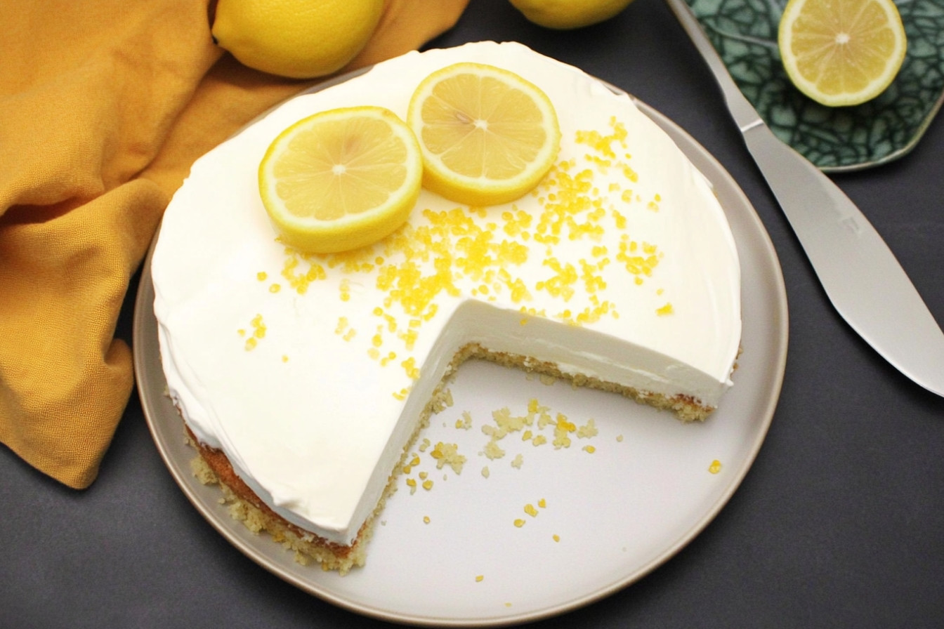 Tarte mousse au citron sans cuisson
