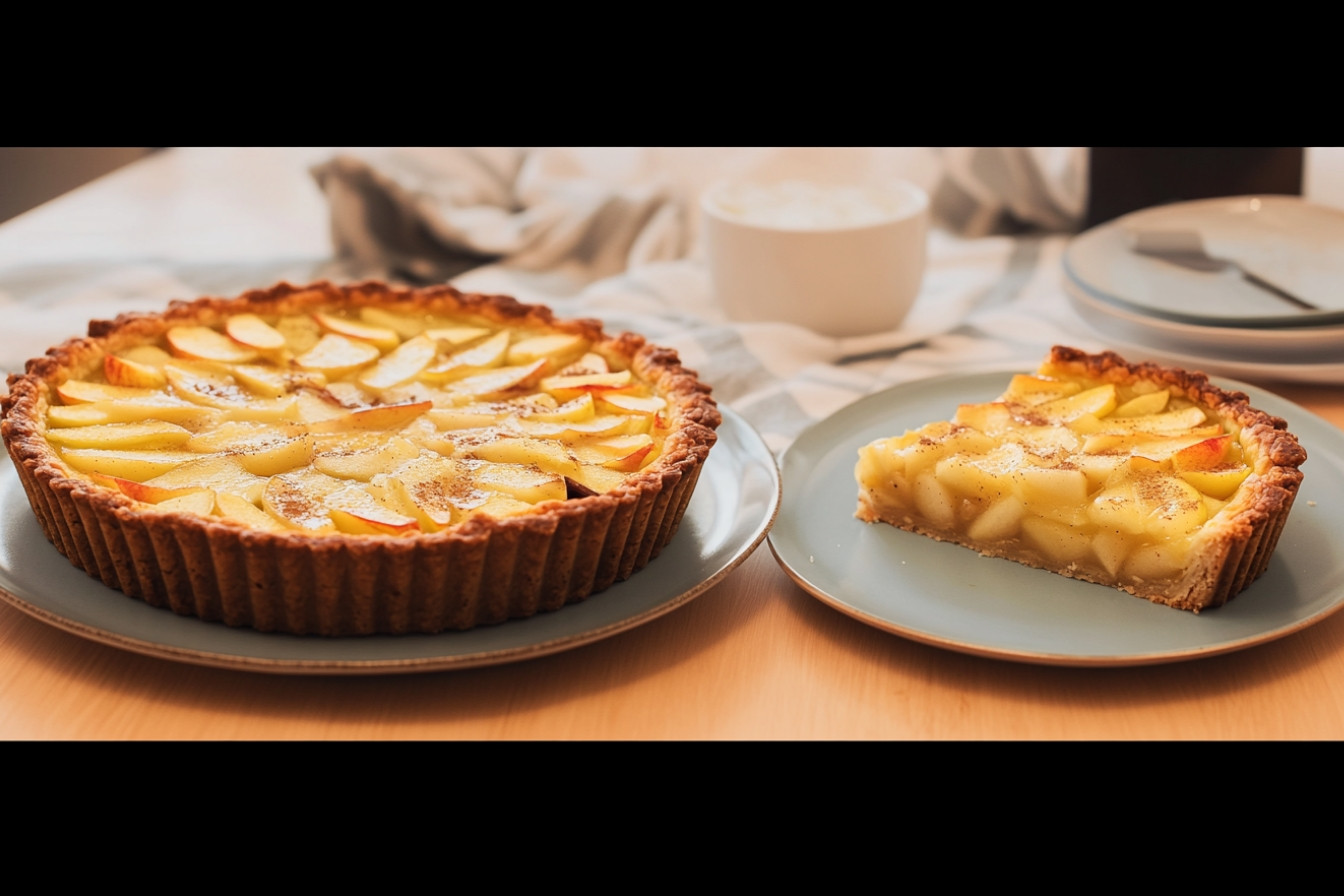 Tarte normande aux pommes