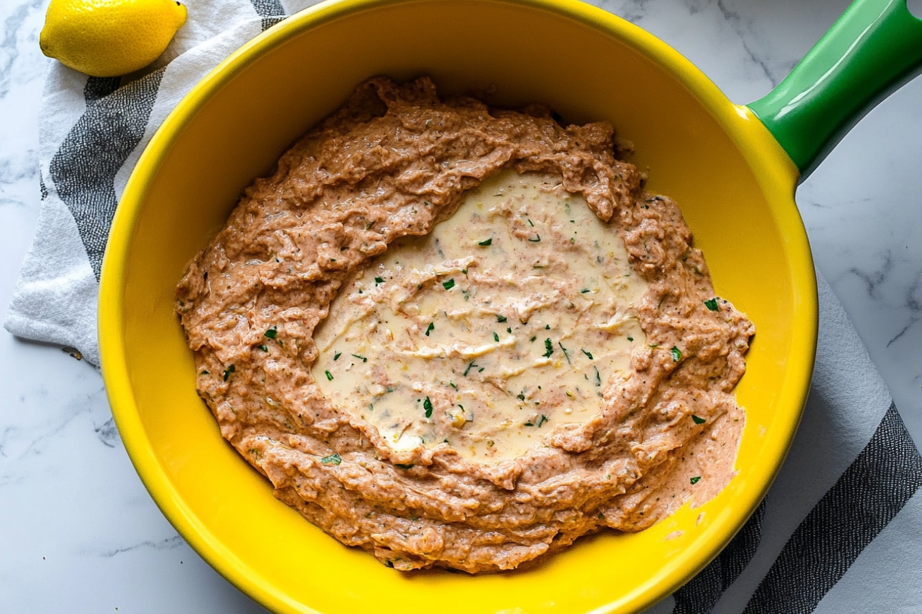 Tartinade de bœuf mariné