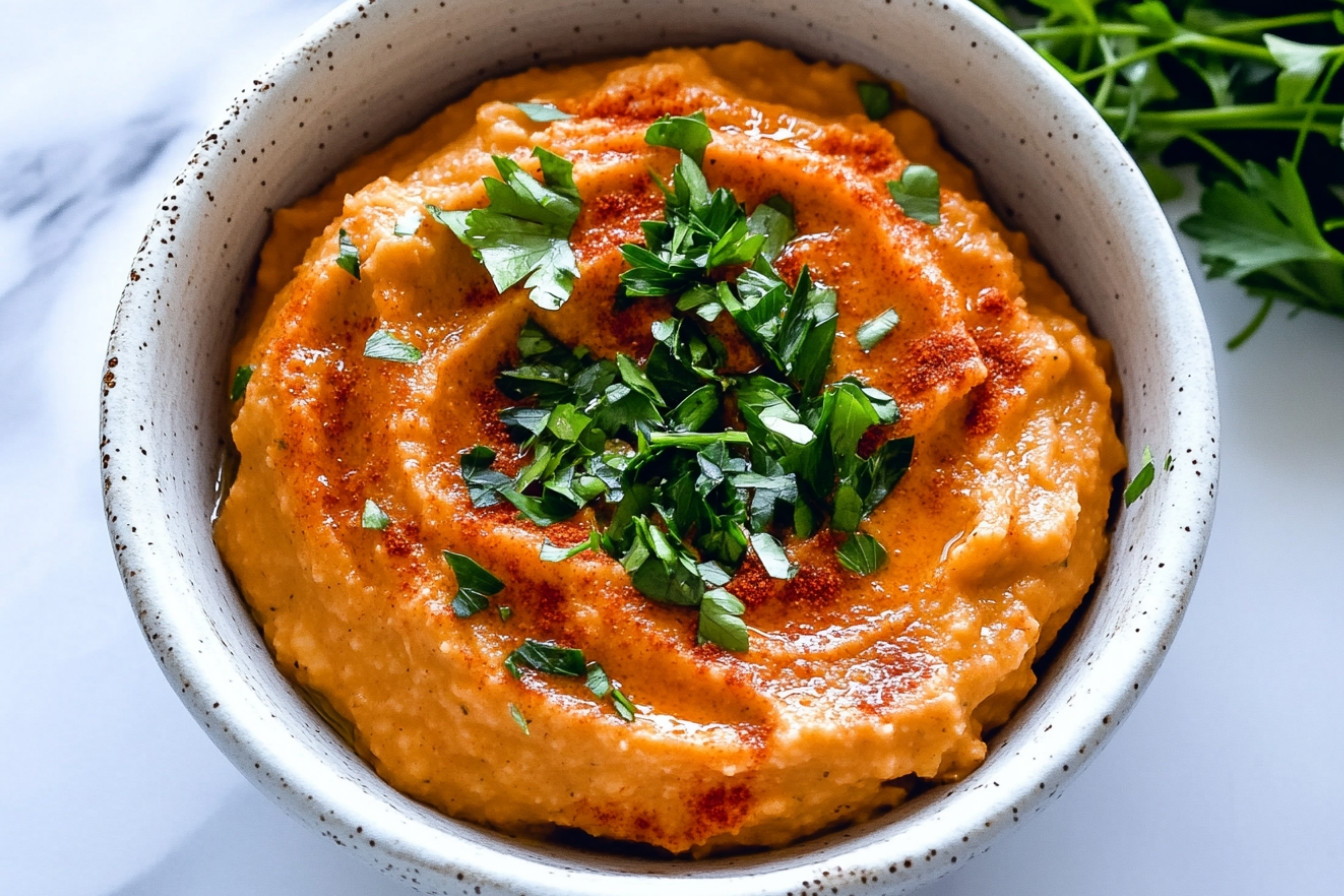 Tartinade de chou-fleur et poivrons
